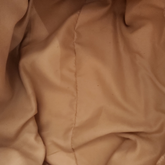 Tan BCBG Paris Tote Quilted Faux Leather with Detachable Tassle  Key Chain - Picture 13 of 14